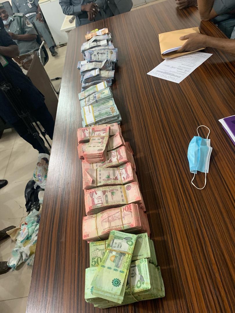 part of the money seized from Sabo Suleiman