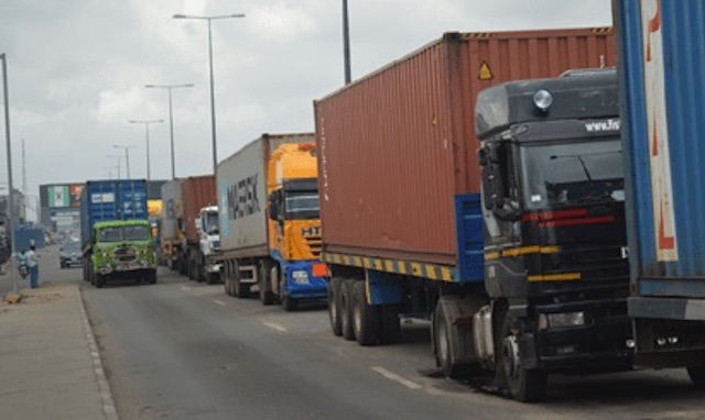 trucks on Nigerian roads