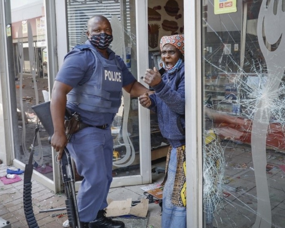 South Africa policeman arrests yet another woman