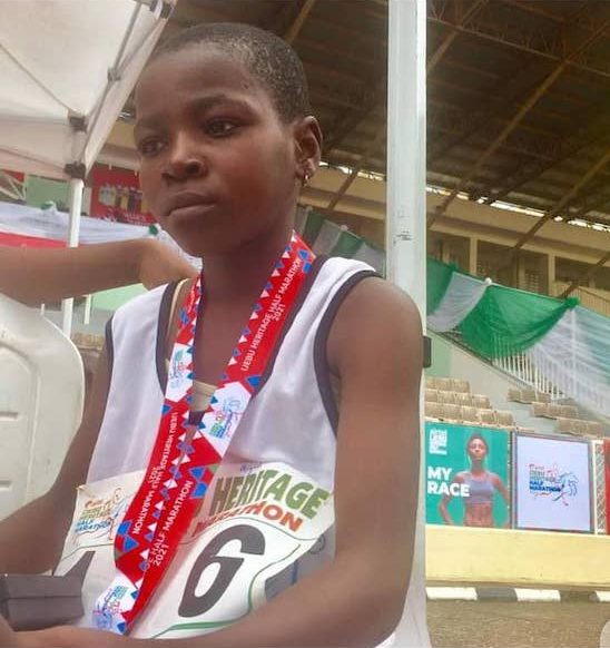 Abigael Ogunbowale completes 21km Ijebu Heritage Marathon