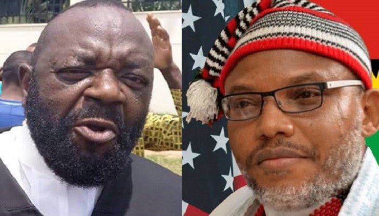 Nnamdi Kanu Cheery In Detention Lawyer Ejimakor P M News