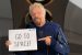 Astronaut Richard Branson promoting the sweepstake on Sunday