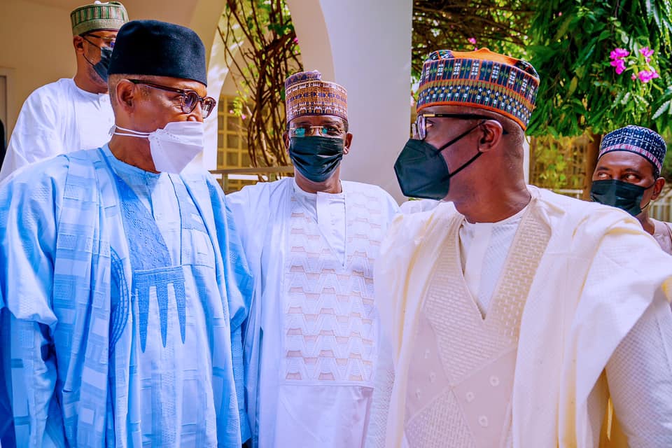 APC governors pay Sallah homage to Buhari in Daura