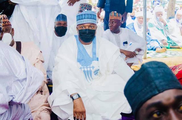 Bukola Saraki at the Ilorin Eid praying ground