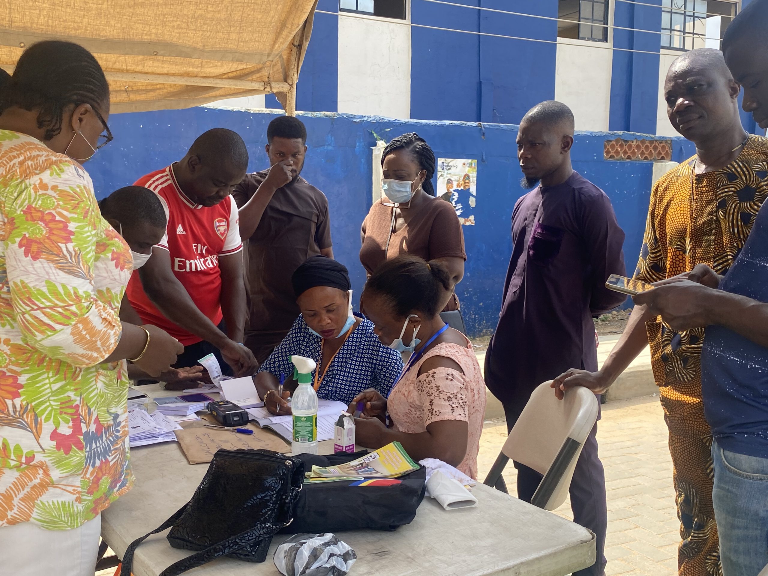 Polling unit 038 Along Ifesowapo, Ojodu LCDA