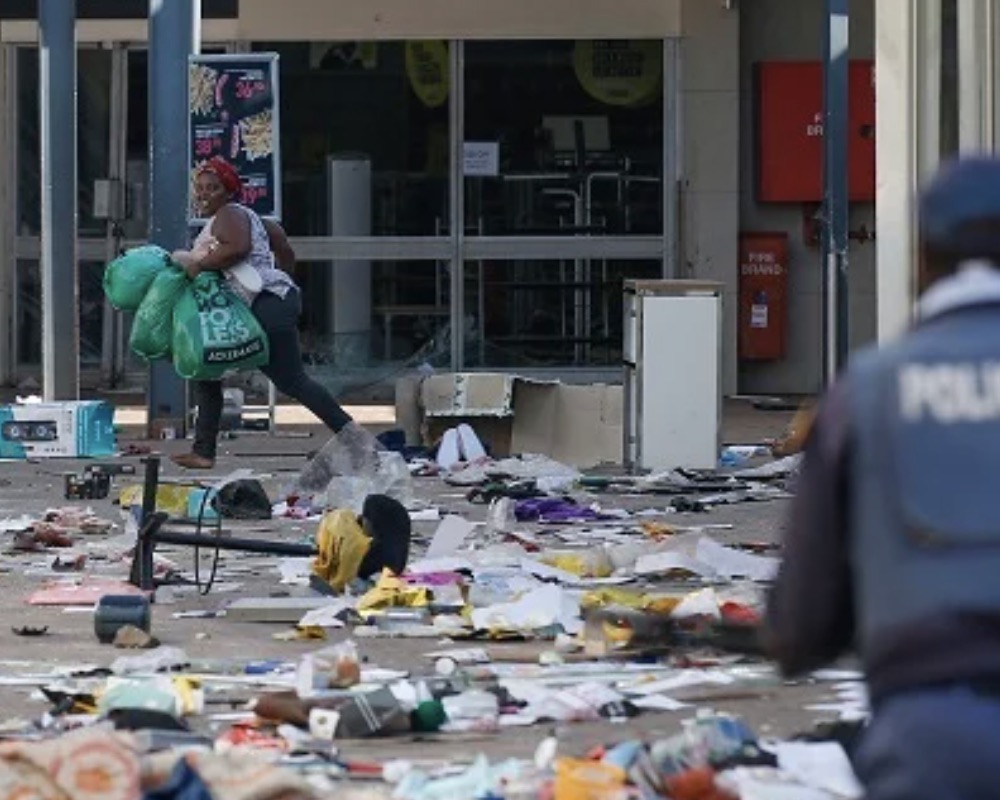 looted South African stores