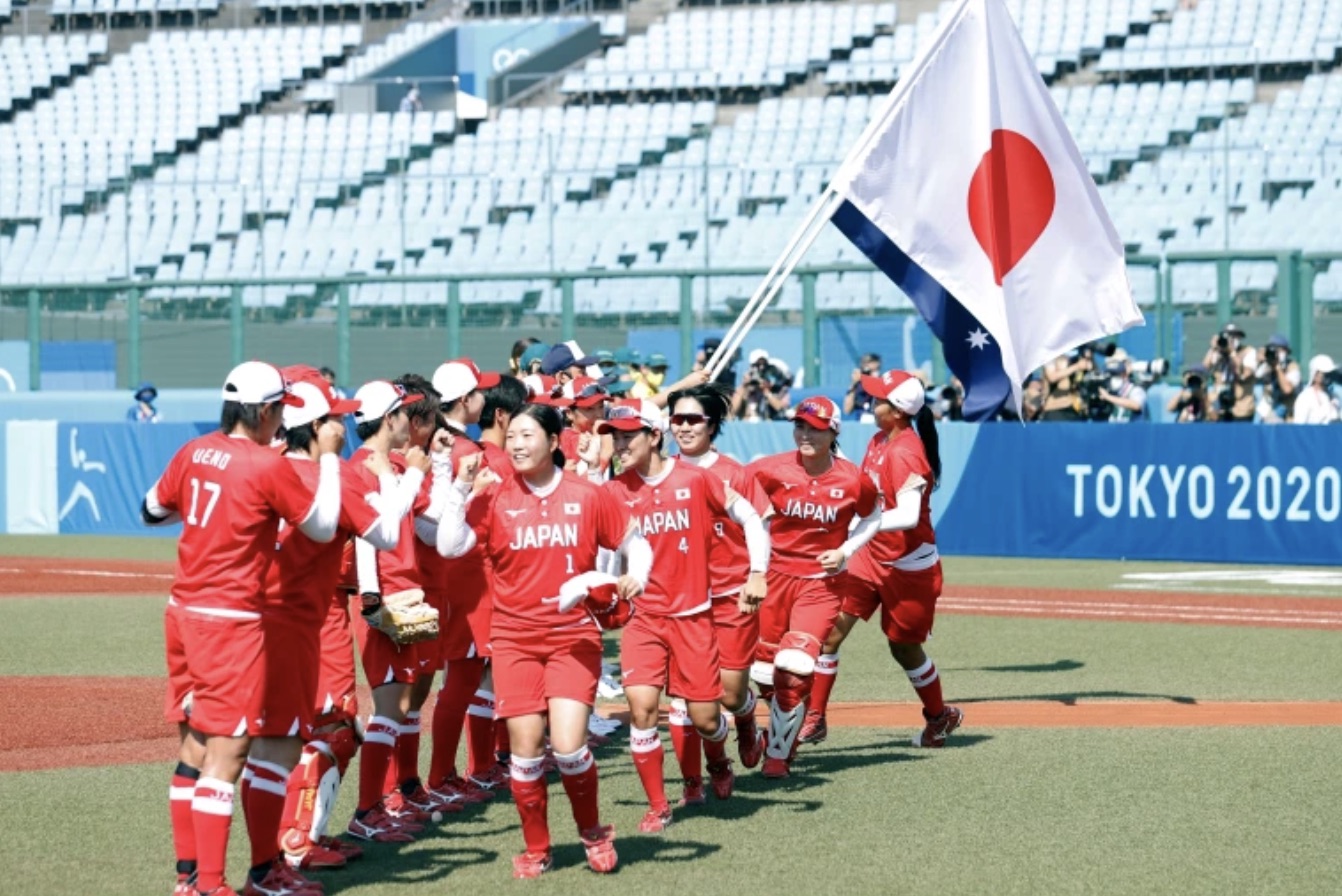 Japan’s softball team crush Australia in opening Olympic Game