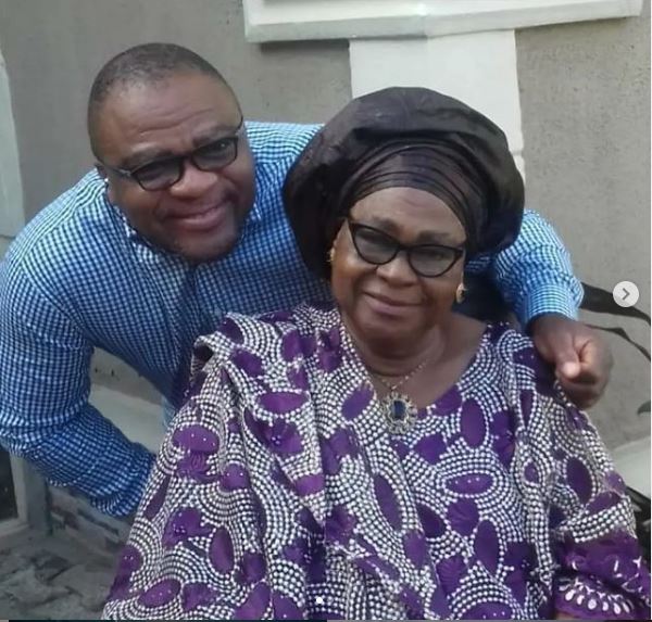 Jide Alabi and mum