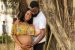 Pregnant Khafi with her husband Gedoni