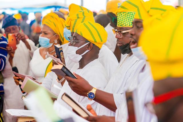 Ogun council chairmen take oath of office