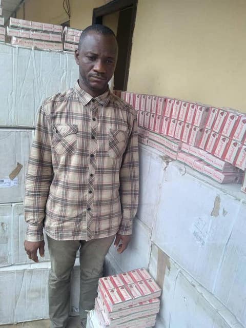Okeke Chijioke Tramadol Kingpin arrested in Anambra