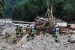 Rescue workers after devastating flood in Germany