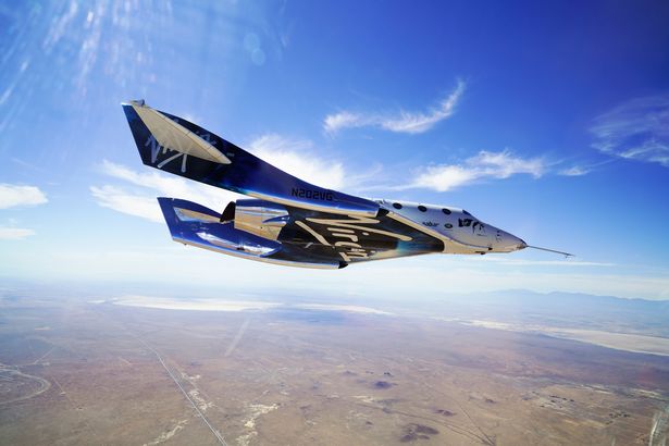 VSS Unity on its second Supersonic flight 29 May 2018