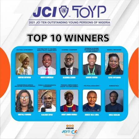 Taaooma, Asisat Oshoala, others to receive JCI TOYP award
