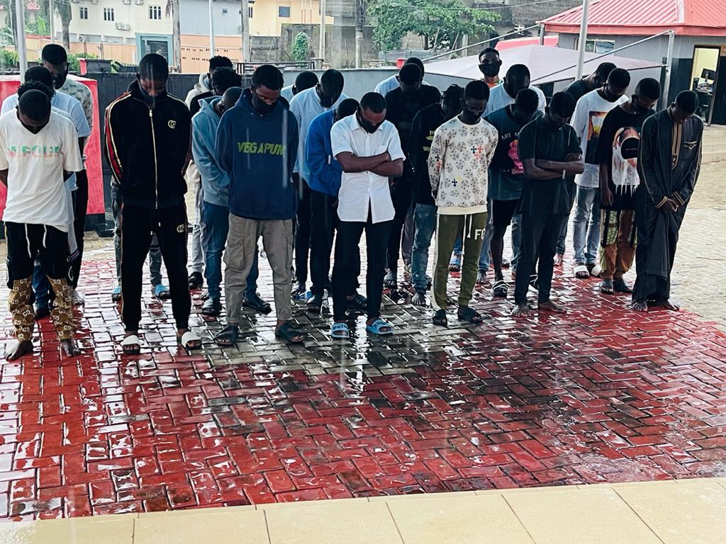 37 cyber fraud suspects arrested in Ibadan and Oyo