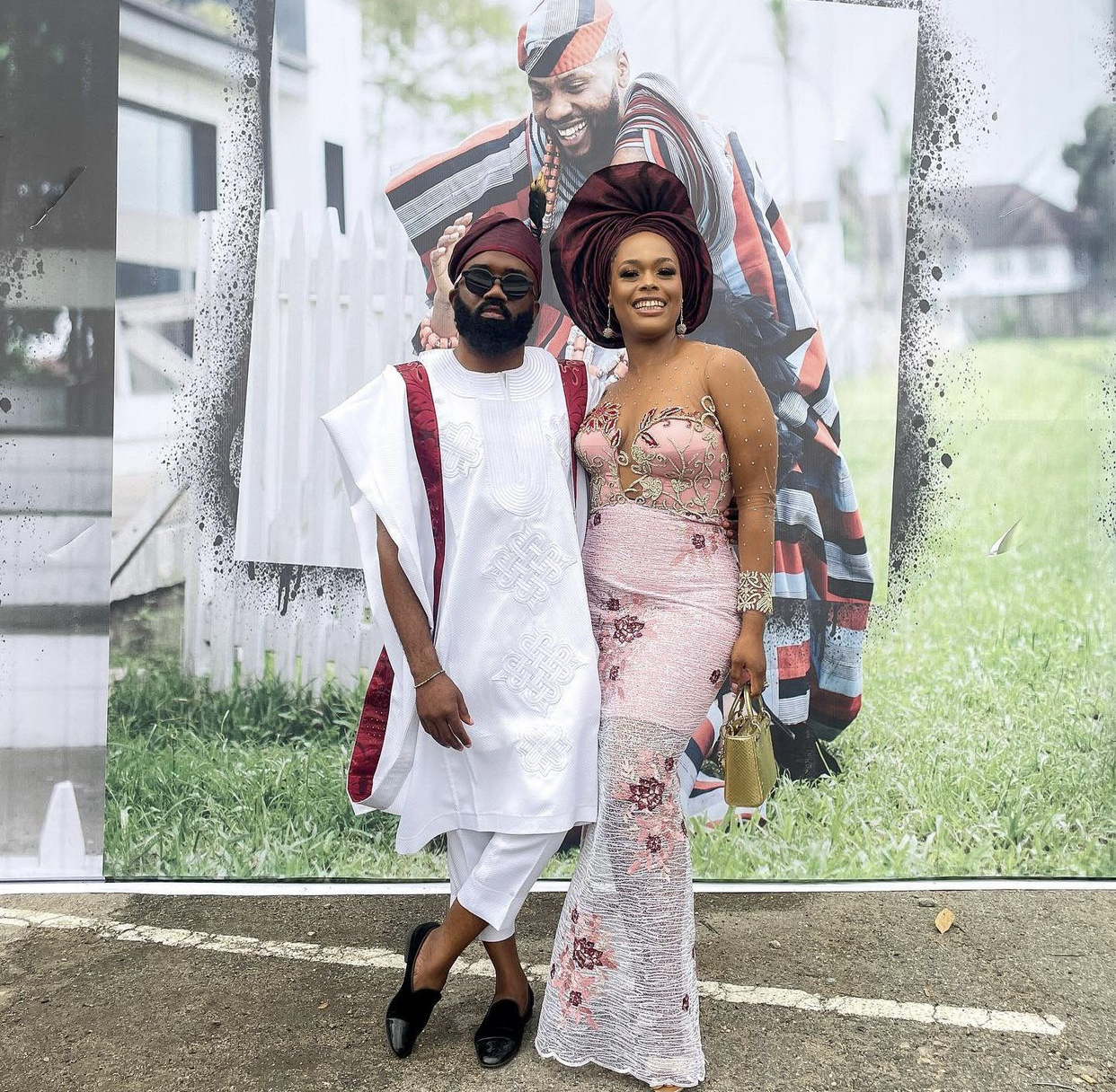 Noble Igwe and wife #KDLagos2021