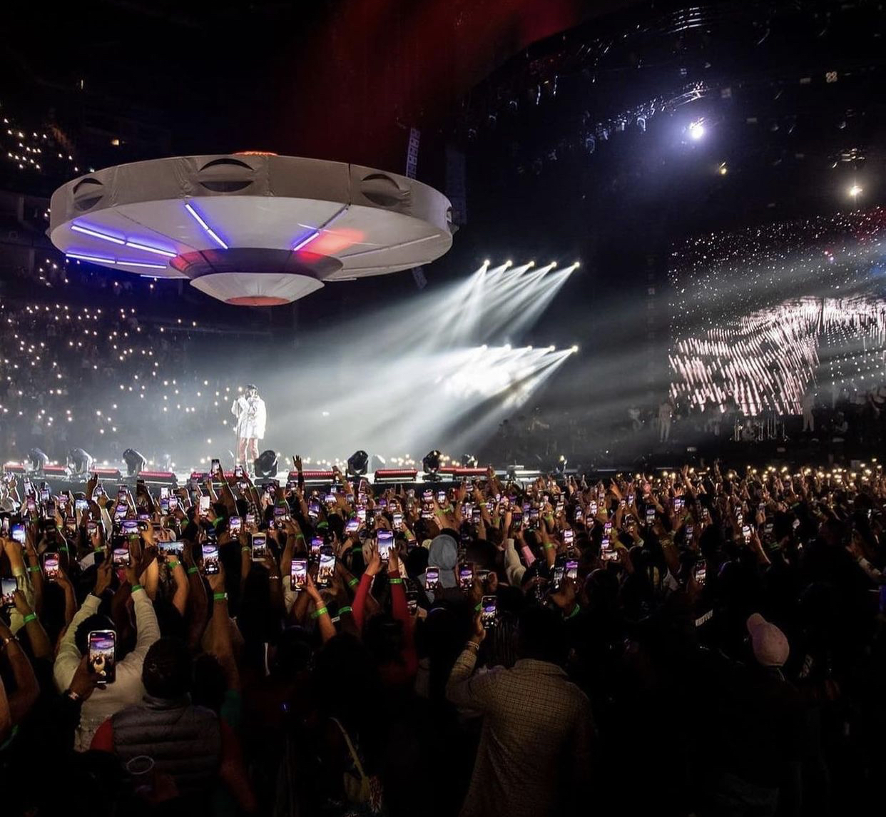 Burna Boy at 02 Arena concert