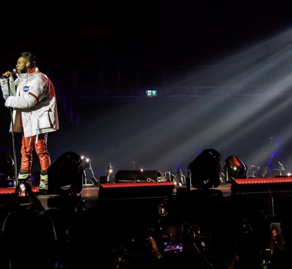 Burna Boy at 02 Arena concert