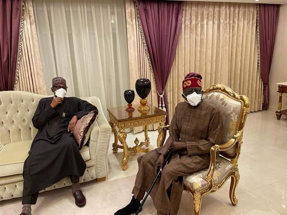 Tinubu and Buhari in London