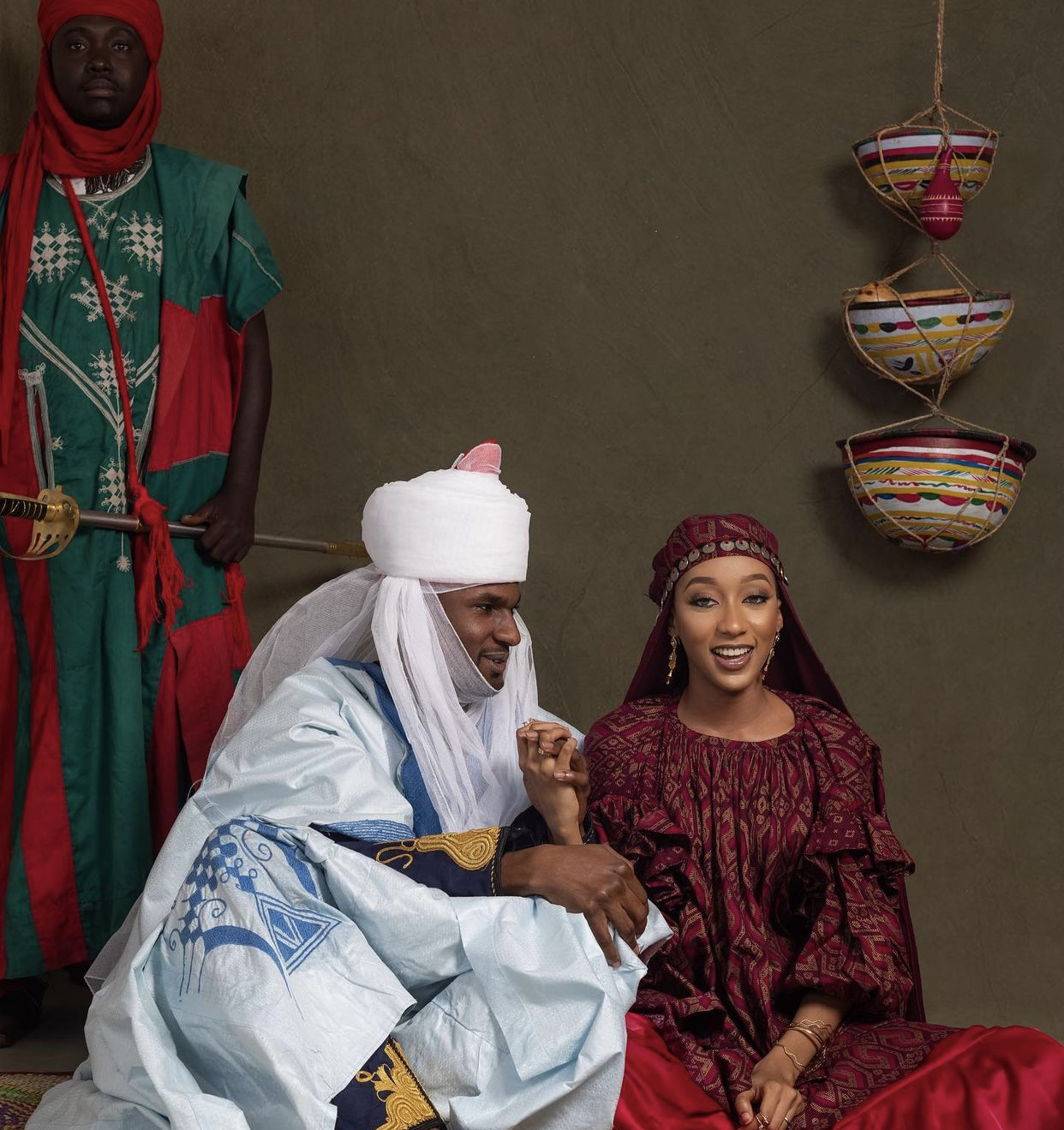 Yusuf Buhari and Zara Nasir Ado Bayero