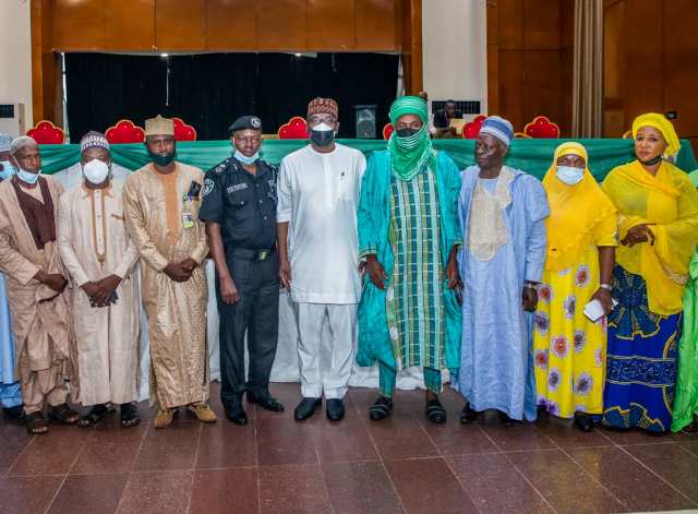 Governor AbdulRahman AbdulRazaq and others at the event