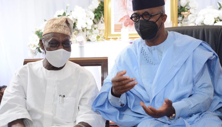 Obasanjo with Abiodun