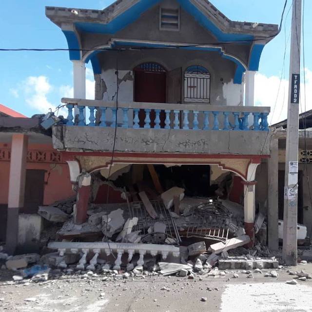 Another house shaken by Haiti the earthquake