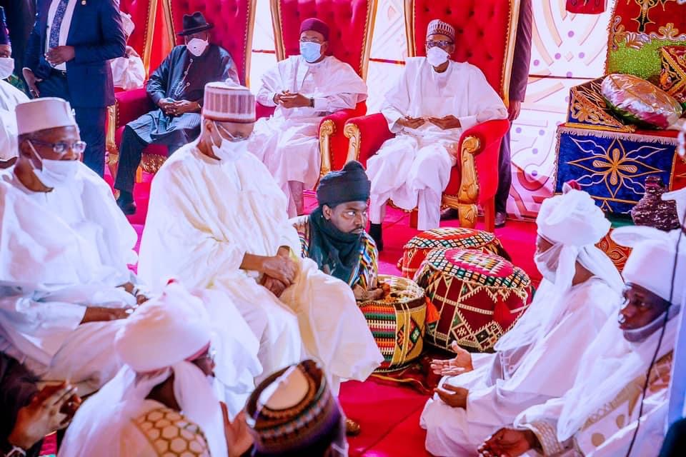 Jonathan, Atiku, others attend wedding of Buhari’s son (Photos)