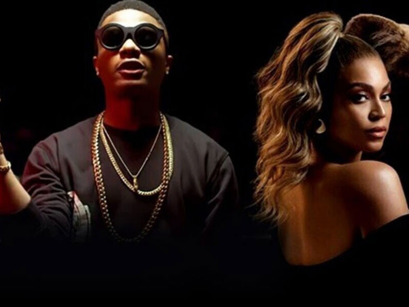 Wizkid and Beyonce in Brown Skin Girl video
