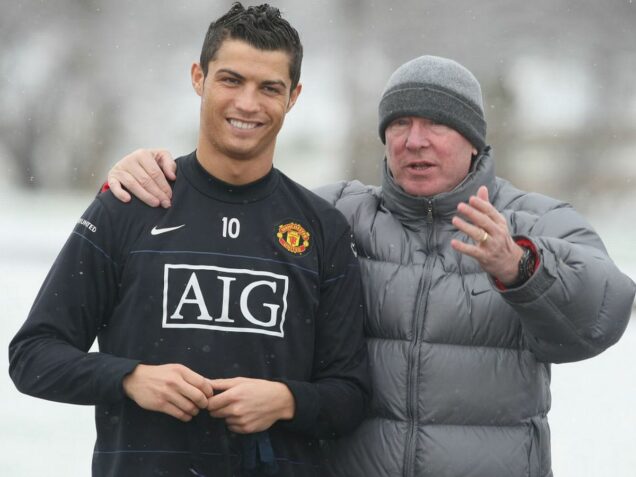 Cristiano Ronaldo and Ferguson