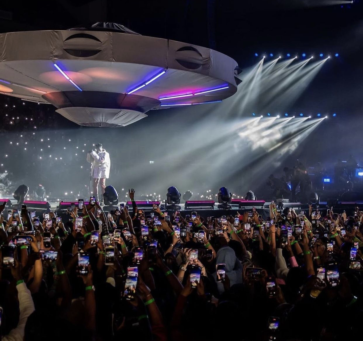 Burna Boy at 02 Arena concert