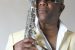 Dennis Thomas with his sax