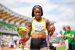 Elaine Thompson-Herah at the Prefontaine Classic in Eugene, Oregon