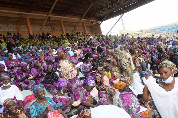 Women in kwara rally support for Gov AbdulRazaq