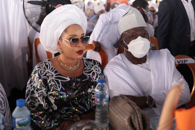 Lanre Shittu and wife, Oyindamola 