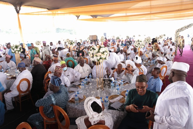 Cross-section of guests at the event.