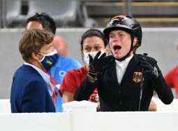 Kim Raisner: German coach thrown out of Tokyo Olympics for punching horse