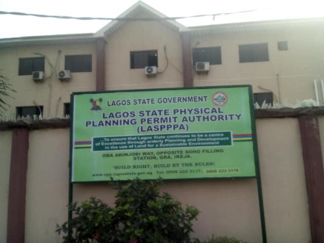 LASPPPA head office in Ikeja: planning permits to be done in 10 days