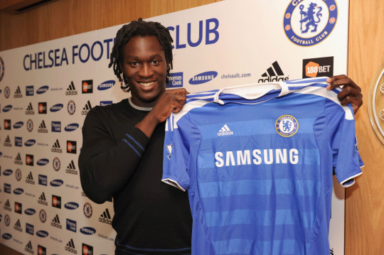 Lukaku when he signed for Chelsea as a teenager in 2011