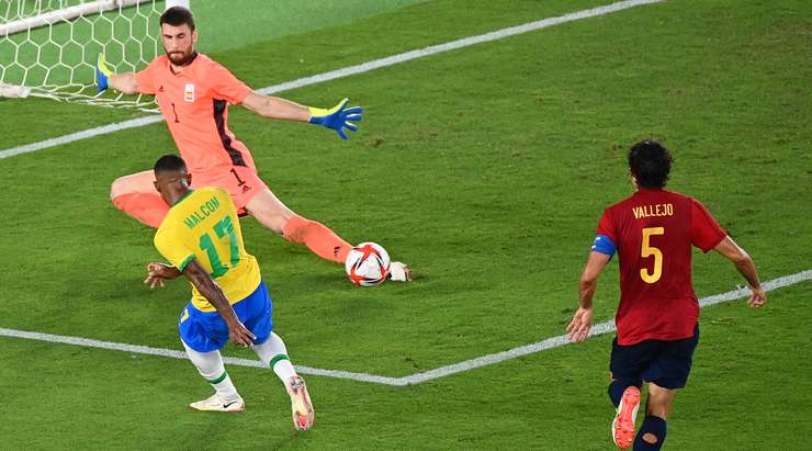 Brazil beat Spain to win gold medal in Olympics football event