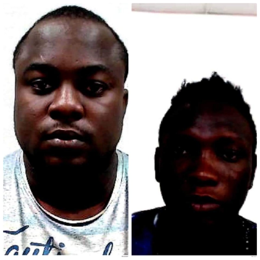 fraudsters Tobilola Ibrahim Bakare and Alimi Seun Sikiru