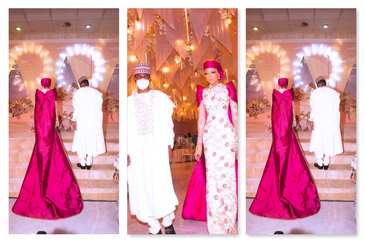 Newlyweds Yusuf and Zahra Buhari