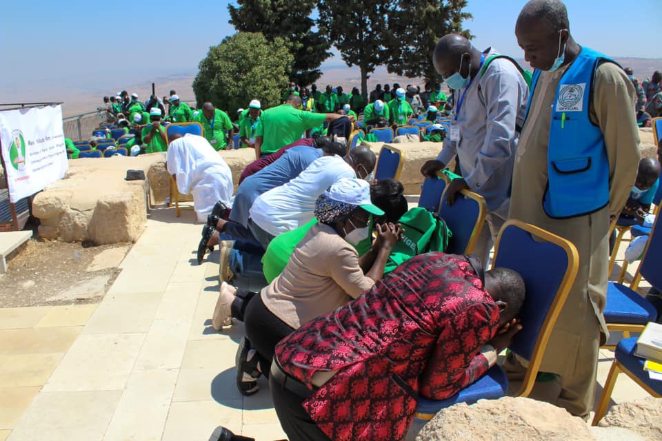Nigerian pilgrims in Jordan