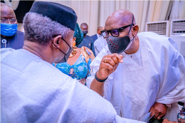 Jonathan, Osinbajo, others attend wedding of Gbenga Daniel's daughter 