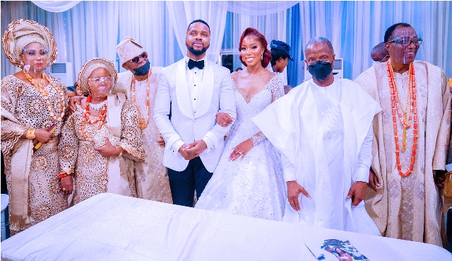 Jonathan, Osinbajo, others attend wedding of Gbenga Daniel's daughter 