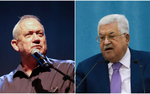Palestinian leader Abbas and Gantz
