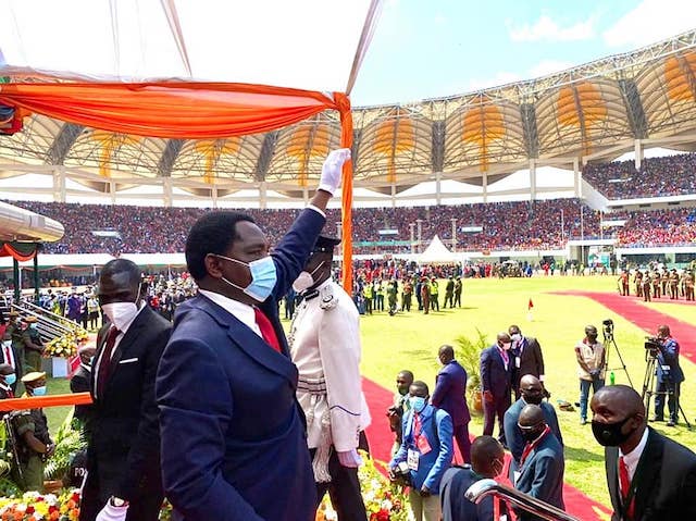 President Hichilema salutes Zambians