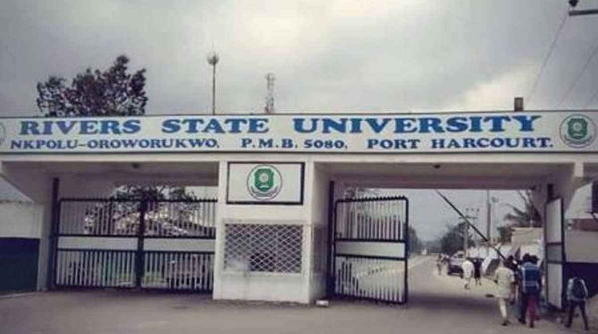 Students of Rivers State University protest alleged involvement in human rights abuses by some personnel of Man ‘O’ War in the institution.
