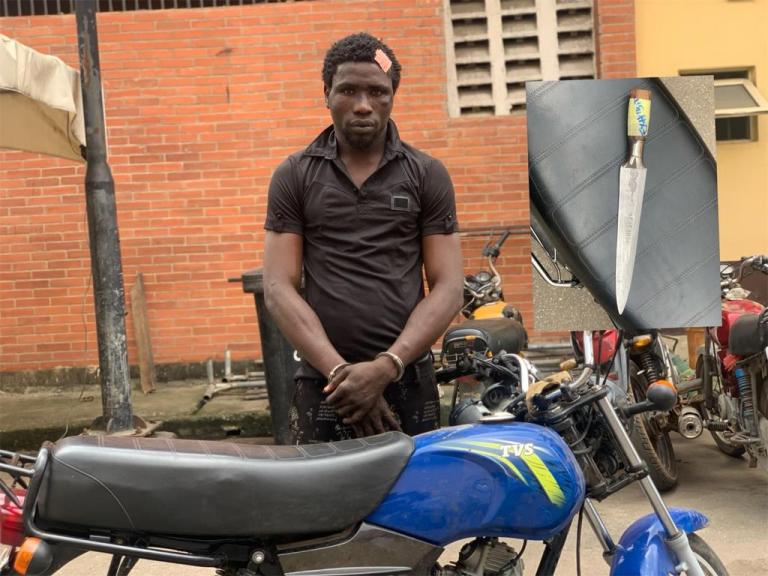 The suspected robber, Ibrahim