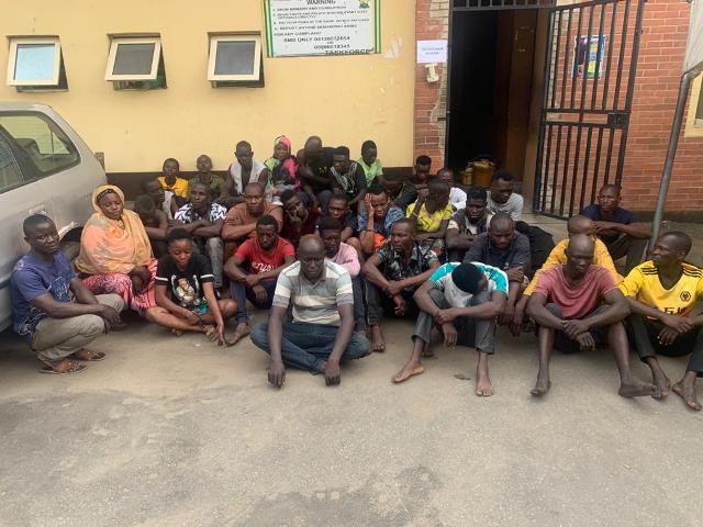 Lagos arrests 30 people, impounds 57 okadas
